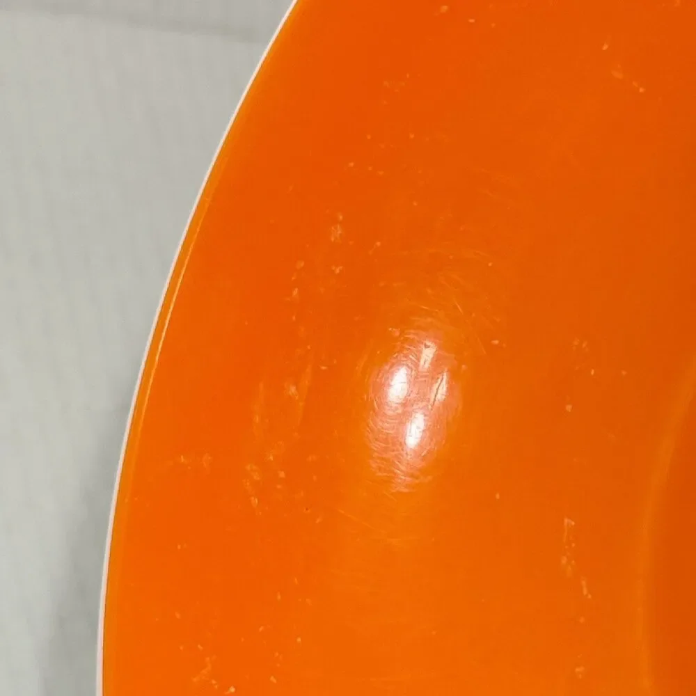 x4 Tupperware Allegra Radiance Orange White Lidded Storage Bowl 740mL #6292A